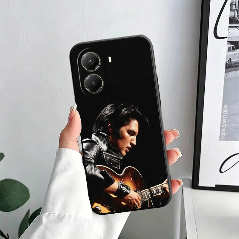 Soft Phone Case For Xiaomi Poco M7 M8 X7 X8 Pro Max X5 X3 Singer E-Elvis P-Presley X6 M6 M5S F8 F7 Redmi 15 15C 14C 13C 15T 17T