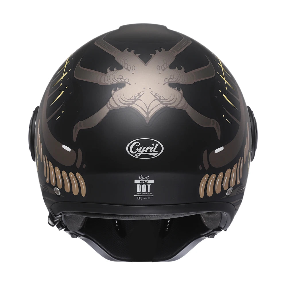 Helmets For Motorcycles Safety DOT ECE Certified 3/4 Open Face Helmets Motorcycle Modular Full Men Women Motorcycle Helmet Cyril