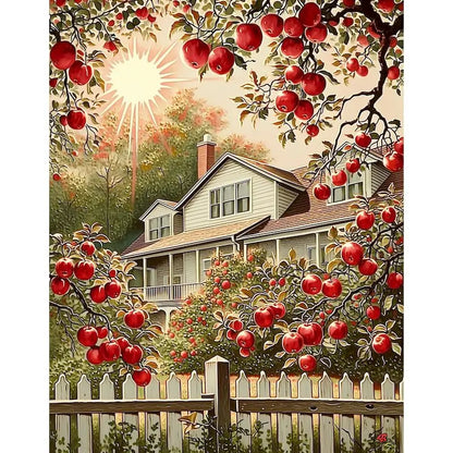 GATYZTORY Orchard Paint By Numbers Wall Decor Art Supplies Landscape Canvas for Painting Kits Adults Crafts Diy Crafts