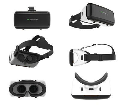 VR Shinecon 3D Glasses Virtual Reality Casque Goggles HeadsetFor Cell Phone Mobile Smartphones Binoculars Video Game Wirth Lens