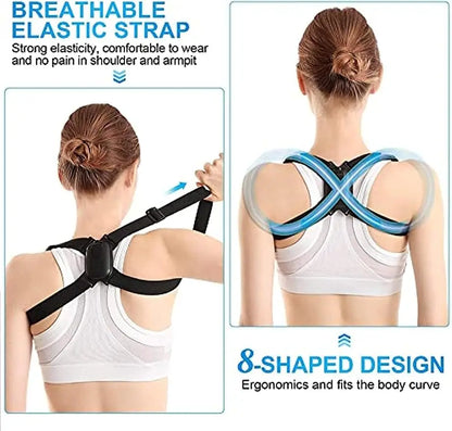 Intelligent Posture Belt Smart Upright Aid Reminder Correct Posture Wear Breathable Smart Posture Belt