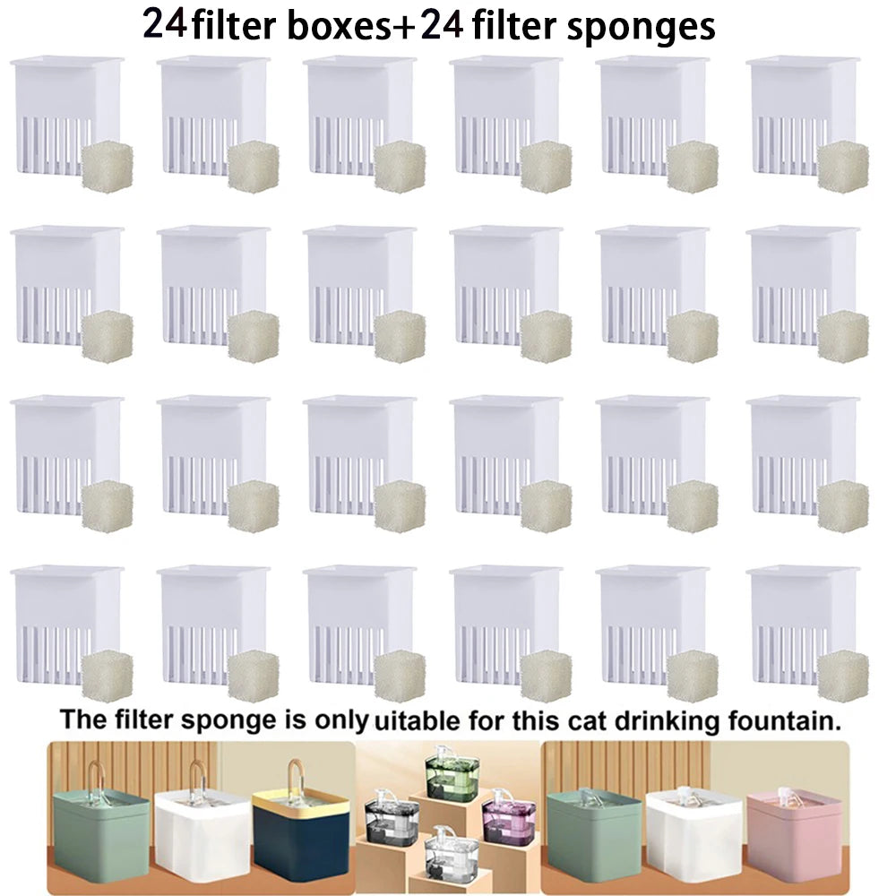 Cat Water Fountain  Activated Carbon Sponges Filters Replacement Activated  Carbon Filters Cat Water Fountain Filters Element