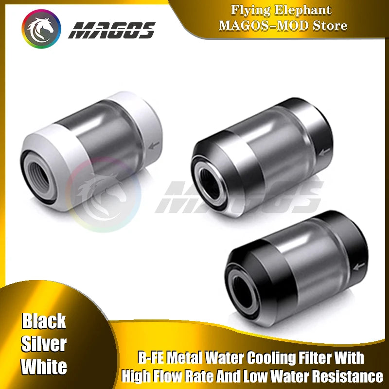B-FE Metal Water Cooling Filter With High Flow Rate And Low Water Resistance, 0.058MM Hole DIY G1/4'' Thread,250 Mesh Filter Net