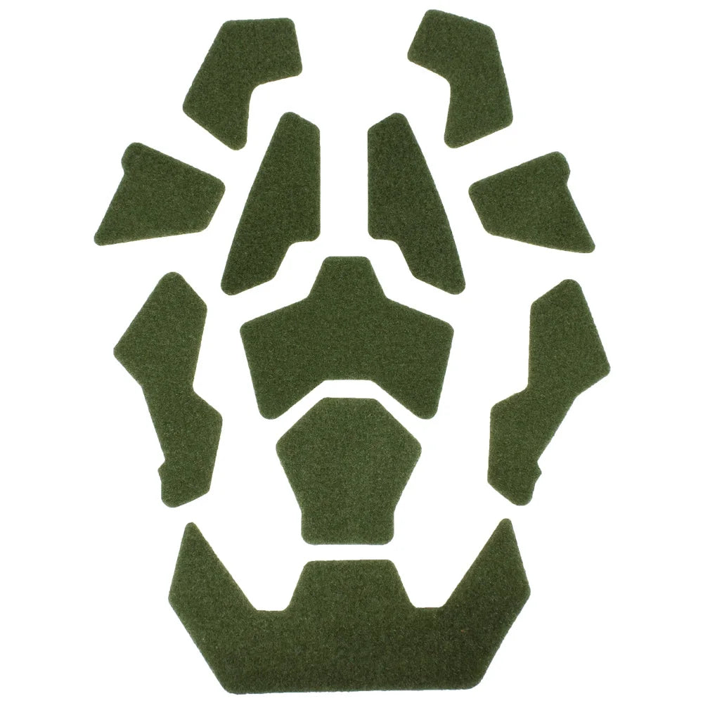 Tactical FAST Helmet Magic Sticker 11pcs Airsoft Helmet Patches Hook and Loop Sticky for Hunting Shooting Accessories
