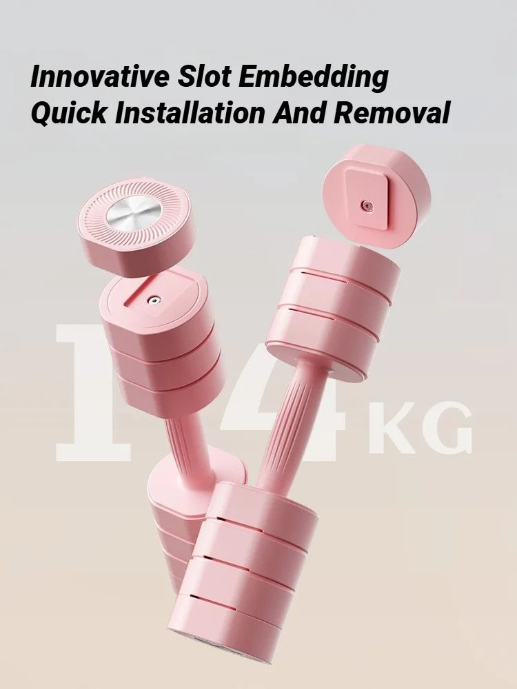 1Pair Adjustable 4In1 Dumbbell Set Ladies Fitness Home Small Thin Arm Weight Loss Equipment Dumbbells Multifunctional