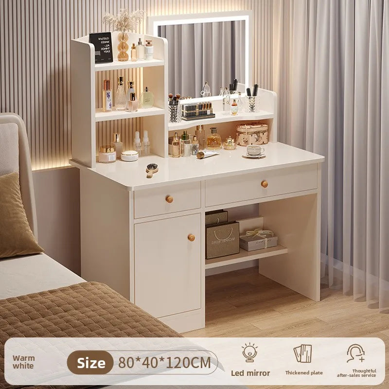 Firm Dresser, chest, integrated girls' bedroom, simple worktable with mirror, makeup table