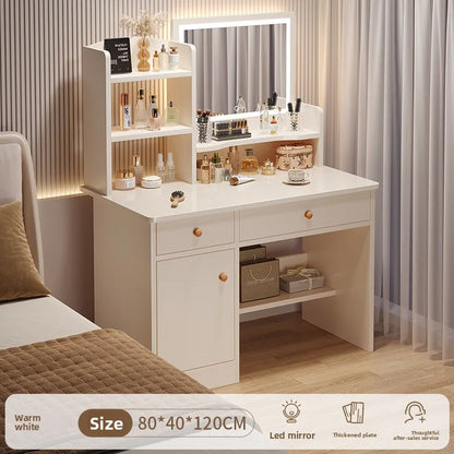 Firm Dresser, chest, integrated girls' bedroom, simple worktable with mirror, makeup table
