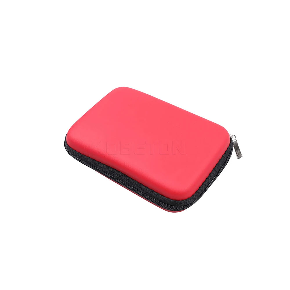 Case Cover for 2.5'' HDD Hard Disk Portable Small Storage Case Zipper Carrying Pouch Bag Box for Earphone Headphone Date Cable