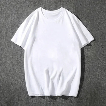 American Hip Hop Retro Loose Cotton Short Sleeve T-shirt Women Street Y2K New Casual Punk Rock T-shirt Unisex Harajuku Joker Top