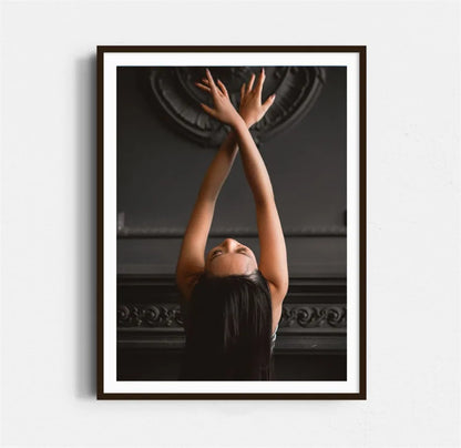 Ballet Dance Room Decorative Painting Ballet Girls Canvas Painting Posters Abstract Portrait Wall Art Picture Living Room Decor