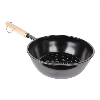 Portable Outdoor Stove Charcoal Pot Outdoor Camping Charcoal Fire Starter BBQ Mini Grill Rack For Backyard Picnic Coal Starter
