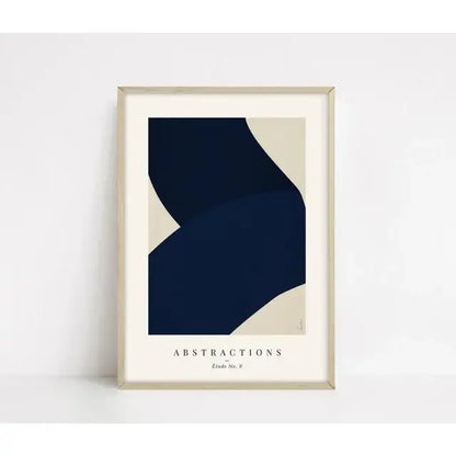 Modern Abstract Beige and White Canvas Painting  Scandinavian Neutral Wall Art Print for Home Decor  Art Gallery Poster