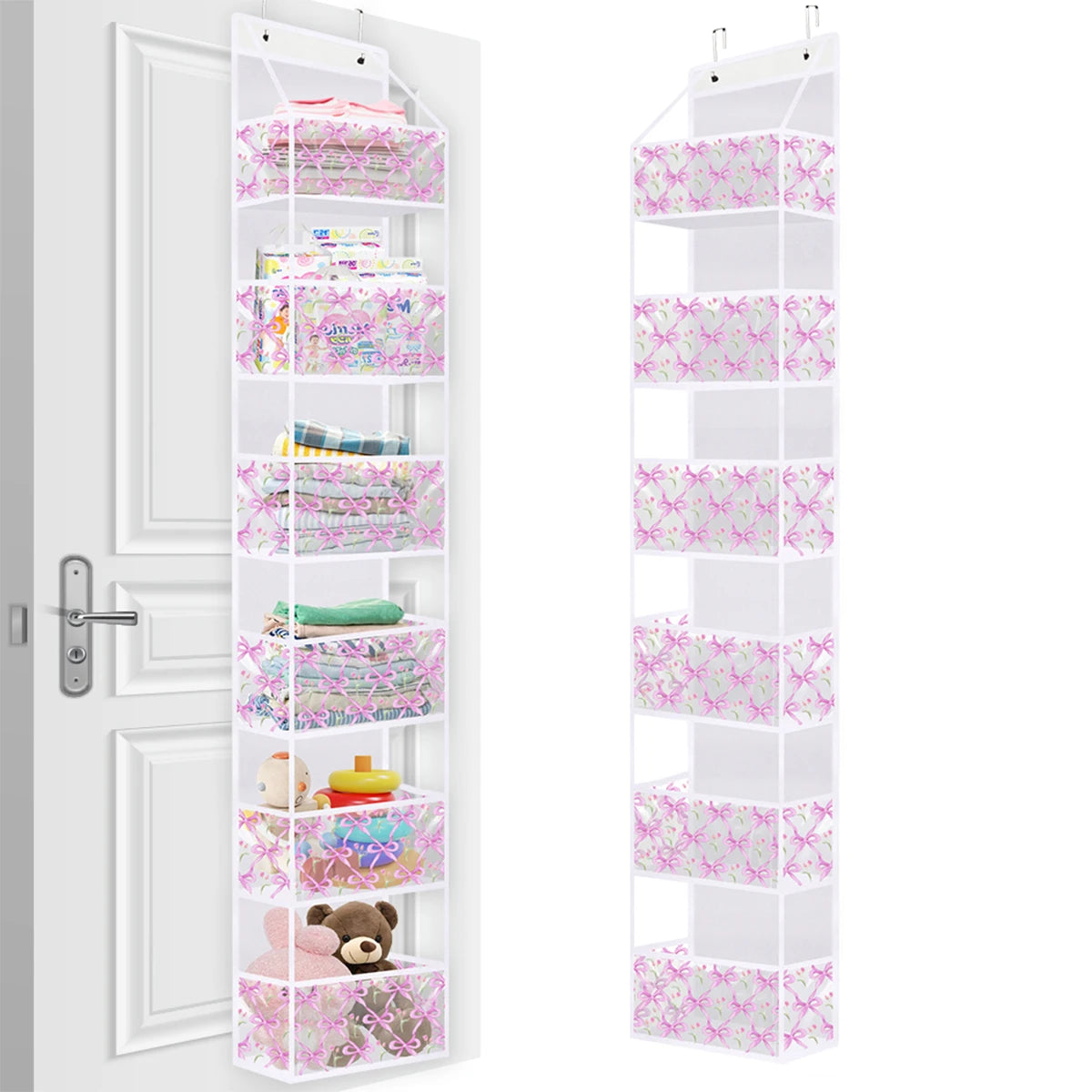 Over The Door Hanging Organizer Cosmetics Wall Hanging Storage Organizer Bag Organizerfor Nursery Bathroom Closet Bedroom Dorm