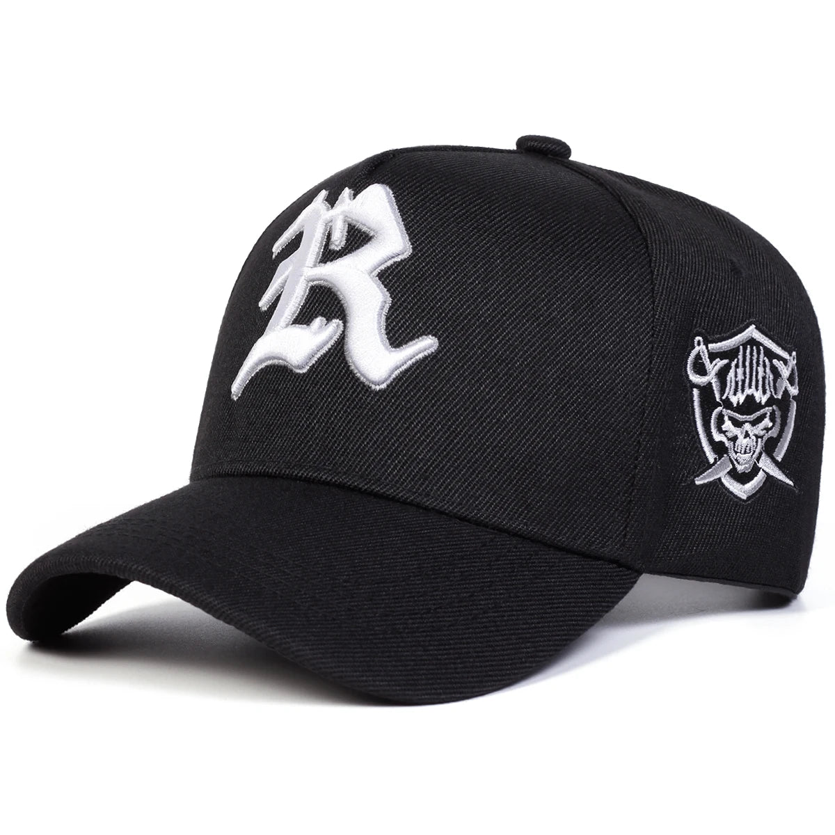 Unisex R Letter Embroidery Baseball Caps Spring Autumn Outdoor Adjustable Casual Hats Sunscreen Hat Sports Cap