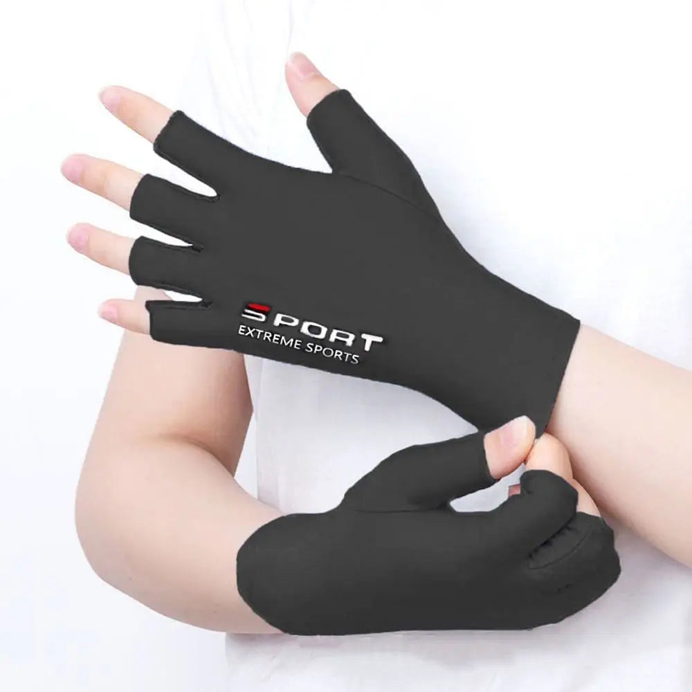 Sun Protection Gloves Half Finger Gloves Ice Silk Screen Gloves Men Fishing Gloves Women Gloves Summer Sunscreen Gloves