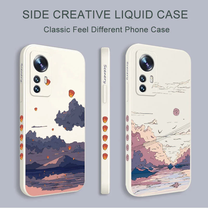 Anime Scenery Phone Case For Xiaomi Mi 14 13 13T 12S 12 11 Ultra 10 12T 11T 10T  Pro Lite Poco F5 F4 X4 M4 F3 X3 Pro 4G 5G GT