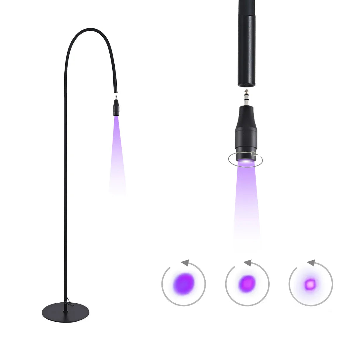 UV Lamp Eyelash Noise Reduction Foot Switch 10W Fast Dry Polish Lash UV Glue Curing Beauty Salon Eyelash Extension Light