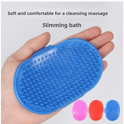 Pet Grooming Cleaning Gloves Dog Cat Bathing Shampoo Glove Scrubber Magic Dishwashing Cleanner Sponge Silicon Hair Removal Glove