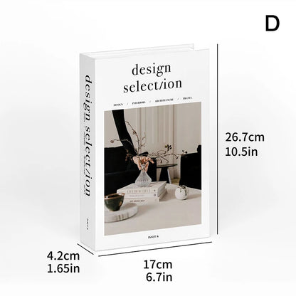 Fashion Fake Books Decoration Luxury Decorative Book Living Room Decor Simulation Book Home Decor Aesthetic Room Ornament