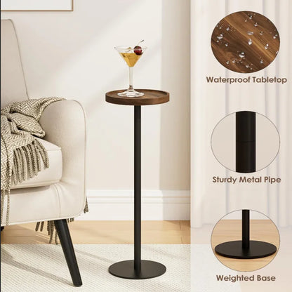 Cross-border Small Round Table, Small Coffee Table, Side Table Next to Living Room Sofa for Drinks, Living Room Coffee Table, Dr