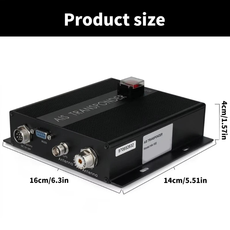 Advanced 5 Watt CLASS B+ AIS Transponder Easy Installation For Professional Sailors & Enthusiasts, Port Entry And DropShipping