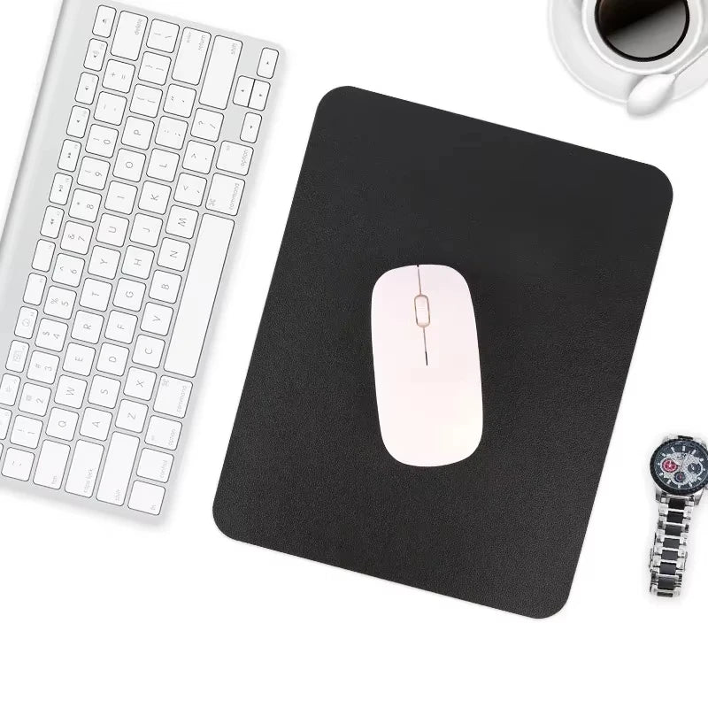 Small PU Mouse Pad NonSlip Professional Gaming Desktop Mouse Pad Waterproof Anti-Scratch Easy To Clean Mat For PC Laptop Desktop