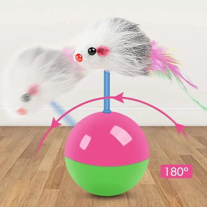 New Cat Toys Set Teasing Mouse Not Tumbler Fun High Interactive Pet Supplies for Cats And Dogs