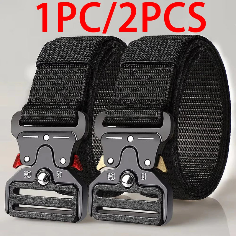 Versatile Men's Tactical Belts - Durable, Adjustable Design-For Outdoor Sports Enthusiasts，Pair with Pants Jeans，For Men Women ﻿