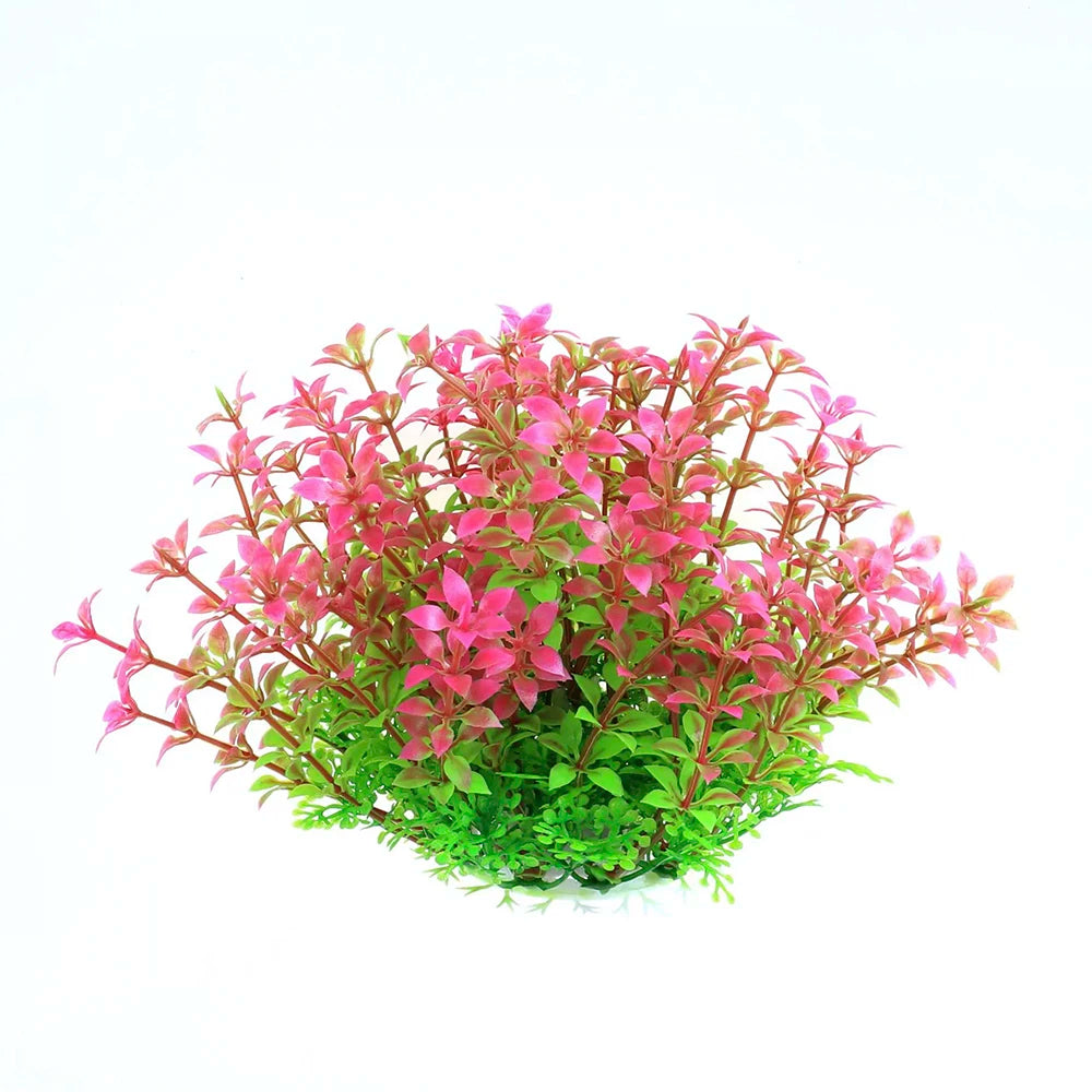 Artificial Underwater Plastic Plants Aquarium Fish Tank Aquatic Fake Shrub Green Weeds Water Grass Viewing Simulation Decoration