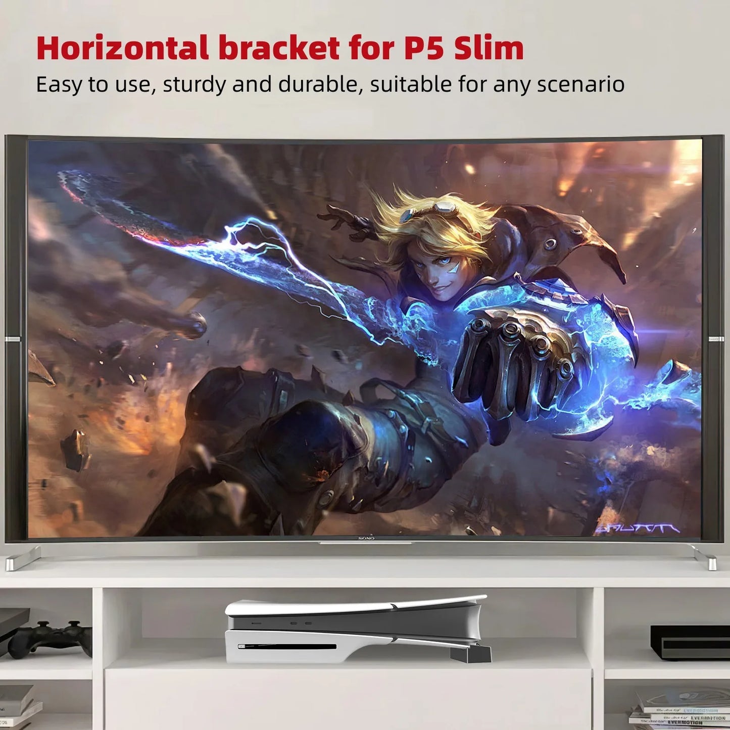 New Arrival Gaming Accessories For PS5 Slim/Pro Console Horizontal Bracket Stand For Playstation 5 Slim/Pro Console