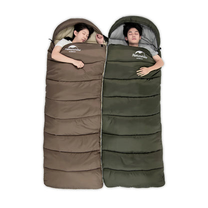 Naturehike Warm Sleeping Bag Ultralight Waterproof Splicable Double Sleeping Quilt Outdoor Winter Envelope Sleeping Bags