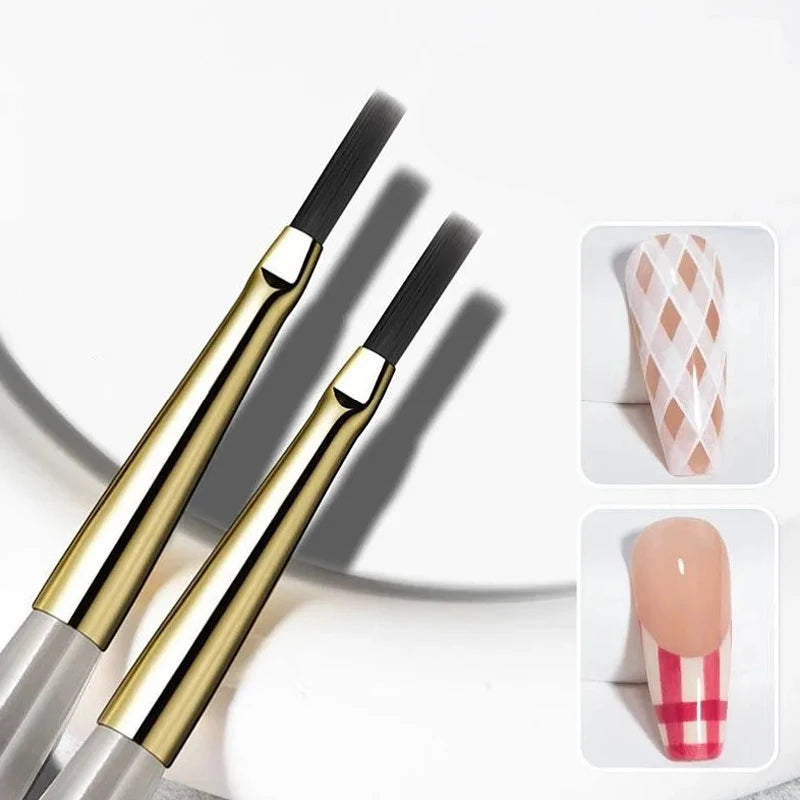 Nail Art UV Gel DIY Design Manicure Painting Brush Acrylic Lines Pen Stripes Grid Flower Butterfly Drawing Watercolor Brushes