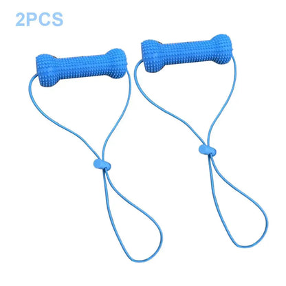 1/2PCS Pets Dog Chew Toys with Rope – Teeth Cleaning & Gum Massage, Durable TPR Dental Stick for Training & Play Pet Dental Care