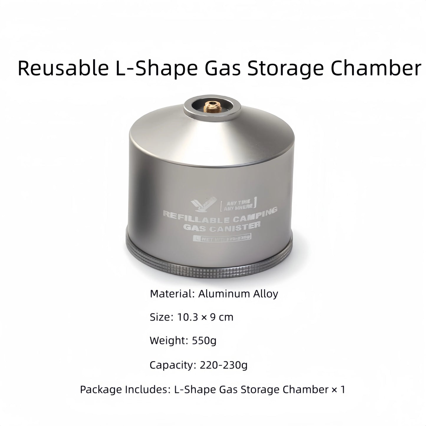 Outdoor Camping Gas Stove, Lightweight Portable Mini Burner, Separate Stove Head for Tea Cooking Hiking Backpacking