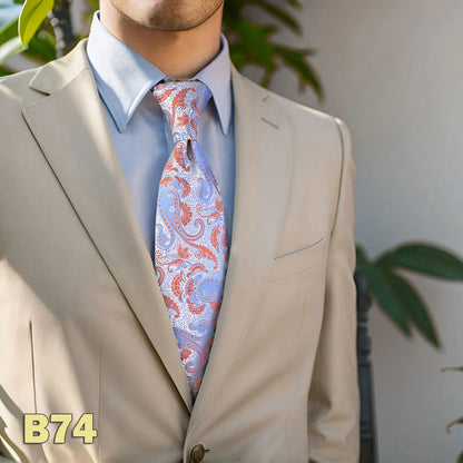 Purple Solid Red Mens Neckties Pink Fashion Ties for Male Party Dropshipping Wedding Gift