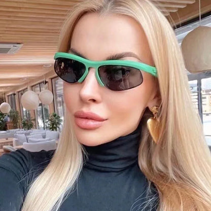 Sports Designer Sunglasses for Men Women Driving Cycling Fishing Golf Alloy Sun Glasses