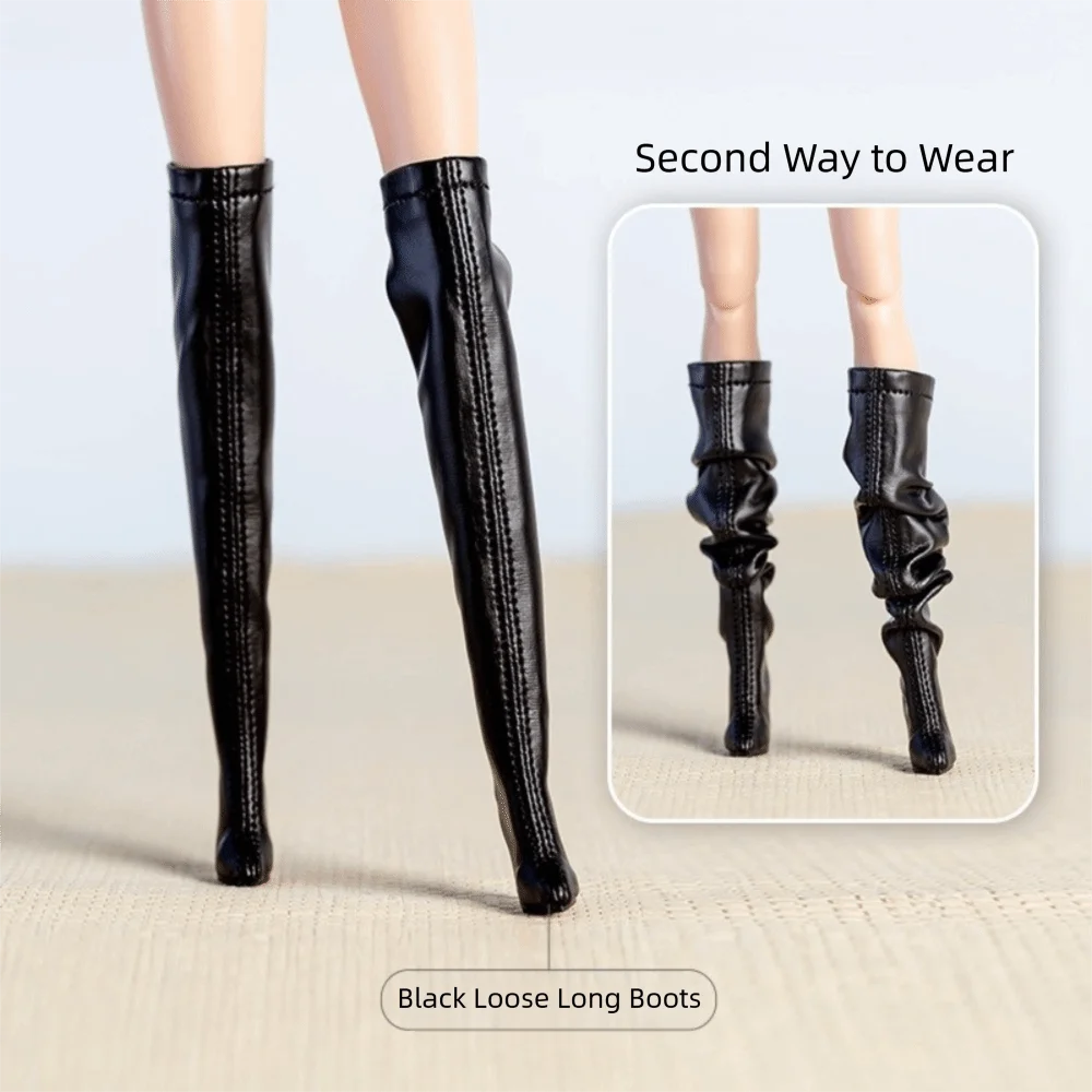 Shoes Accessories Handmade Shoes Exquisite 1/6 Supermodel High Heels Boots Accessories