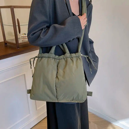 Backpack Women 2025 Fashion Simple Soft Solid Shoulder Bags Handbag Office Lady Girls Backpack