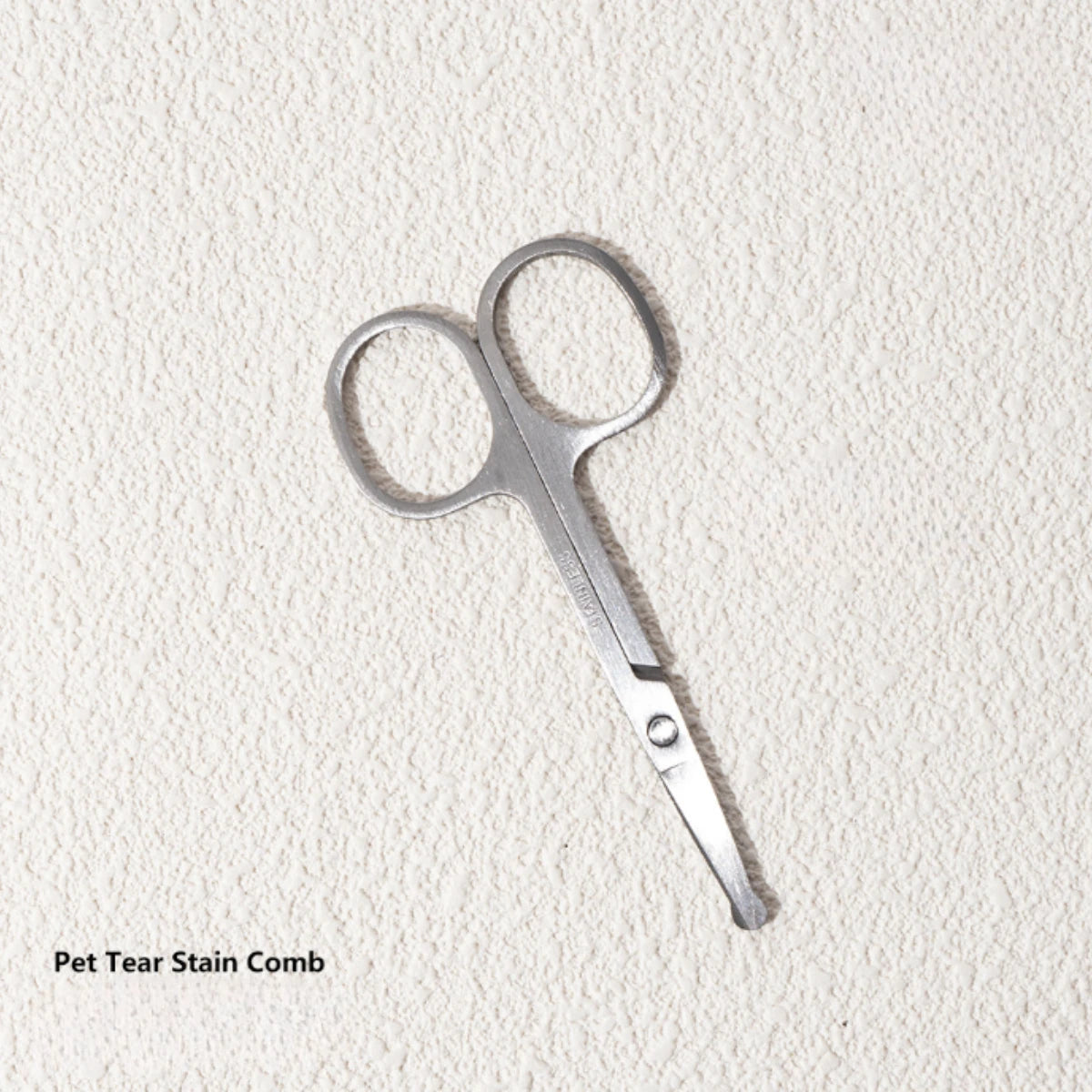 Pet Grooming Set - Pet Eye Brush, Pet Eye Scissors - Gentle Tear Stain Remover & Fur Deshedding Tool, Suitable for Dogs & Cats,