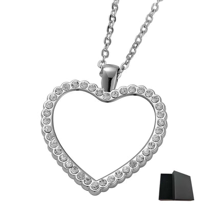 Custom Photo Necklace, Personalised Heart-Shaped Inlay Necklace, Custom Personalised Photo Necklace