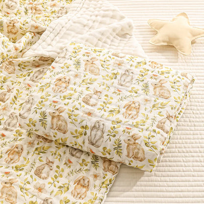 Cotton Baby Bath Towel 6 Layer Bubble Gauze Muslin Blanket Swaddle Wrap Infant Kids Bedding Newborn Stroller Blankets Baby Items