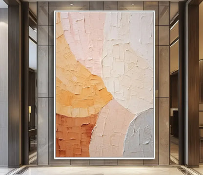 Abstract Texture Oil Painting On Canvas Minimalist Art Large Wall Art Gold Wall Decor Handmade Painting Living Room Decor Gif