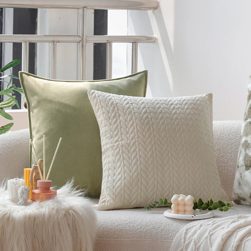 Cushion Cover With Personality and Features 45x45cm Exquisite Ins Home Decoration High Quality Pillowcase for Living Room Sofa