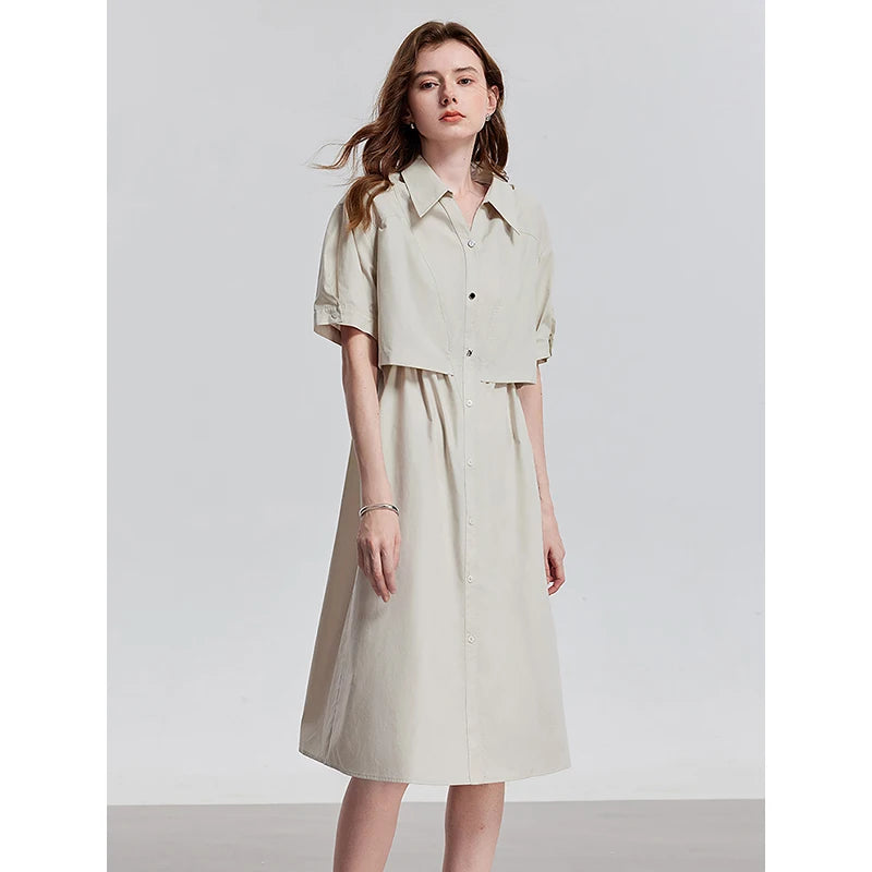 TOYOUTH Women Dress 2025 Summer New Elegant Dress 8529028