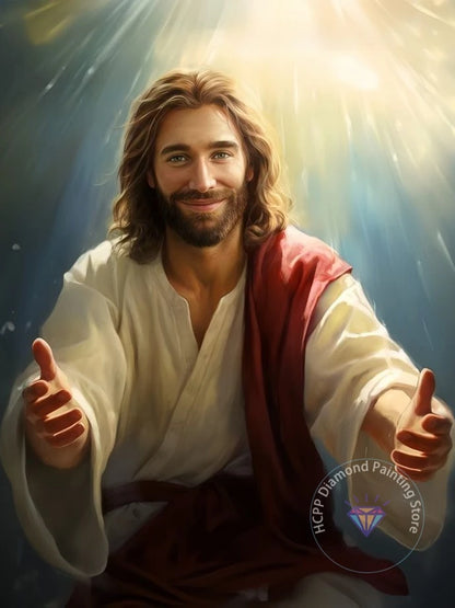 Jesus Christ Cross Diamond Painting Kit 5D DIY Diamond Embroidery Cross Stitch Handmade Art Gift Crafts Home Decor Gift