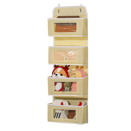 Over-The-Door Hanging Organizer - Extra Large Multi-Layer Storage Bag for Toys Dorm Room Essentials & Closet Organization System