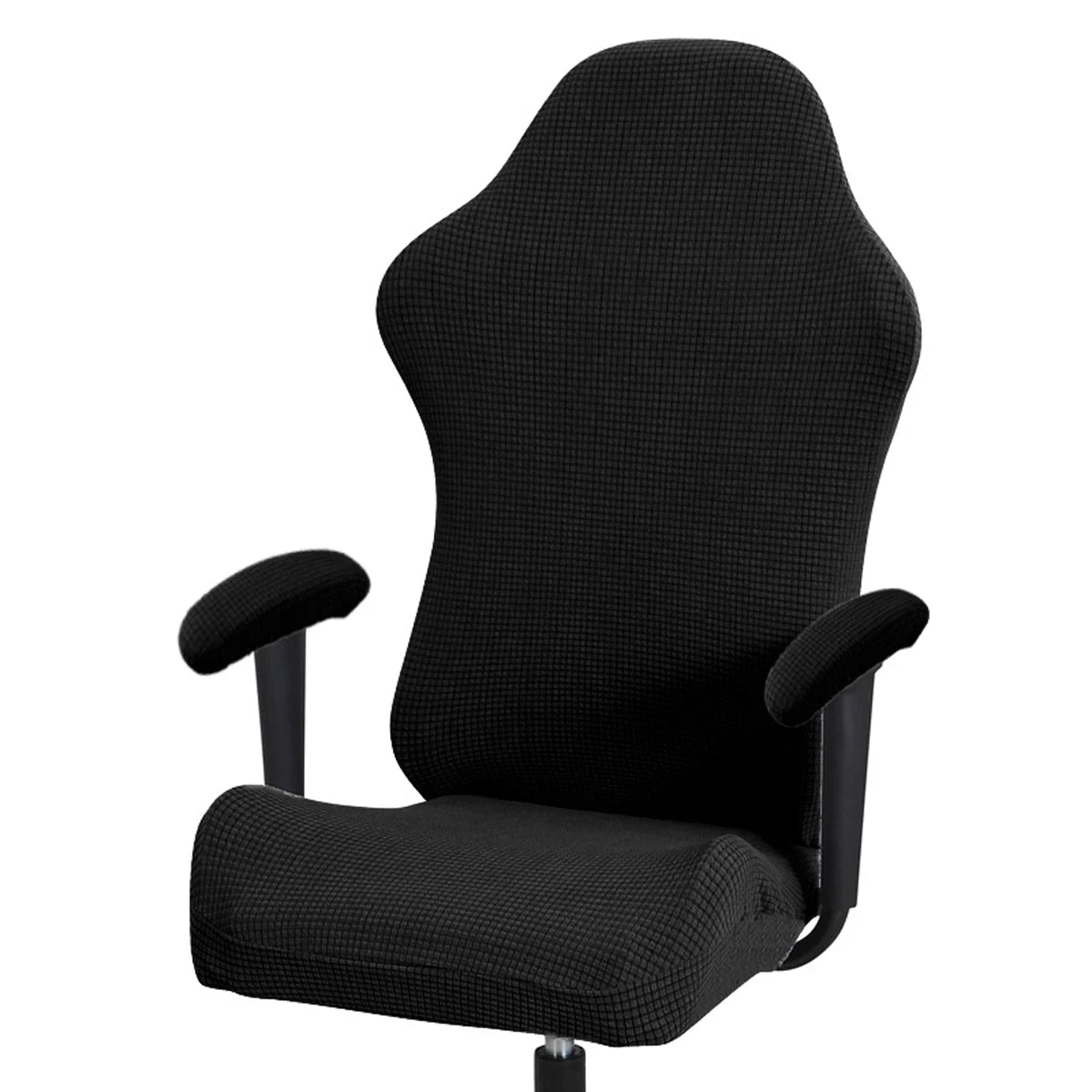 Thick Jacquard Office Computer Game Chair Slipcovers Stretchy  Reclining Racing Gaming Chair Cover Protector With Armrest Cover