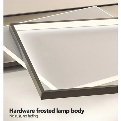 Bedroom Light Modern Minimalist Art Designer Suction Top High-end European Light Luxury Creative Ultra-thin Square Room Light