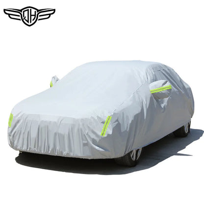 Full-Cover Car Cover: All-Season, Thickened & Cotton-Padded, Hailproof, Waterproof, Sunshade & Sunscreen
