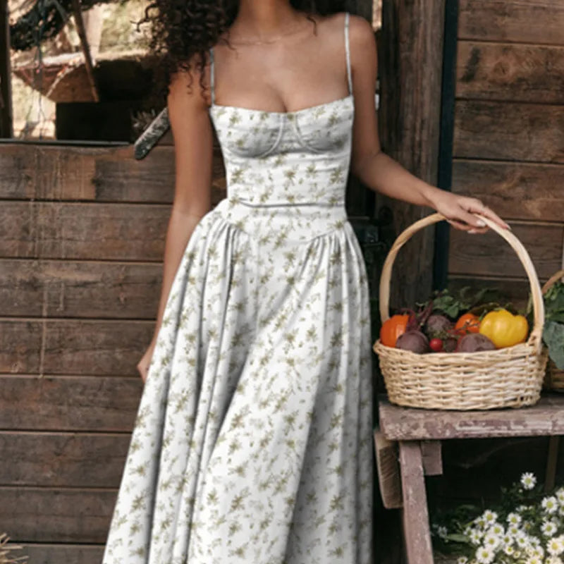 2025 Spring Summer Robe Femme Sexy Trendy Spaghetti Strap Slim Elegantes Style Suspender Party Dress Vestidos Streetwear Dresses